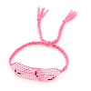 Friendship Flamingo Loom Pattern Seed Beads Bracelets for Women BJEW-Z013-30-4