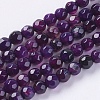 Natural Agate Beads Strands G-G580-4mm-29-1