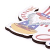 Independence Day Density Board Wooden Wall Ornament Doorplate Pendants HJEW-C004-03-4