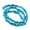 Baking Paint Electroplated Synthetic Non-magnetic Hematite Beads Strands G-H072-D01-01E-3