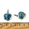 Natural Mixed Stone Pendants G-C114-03P-4