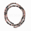 Natural Rhodonite Beads Strands G-S369-010A-A-2