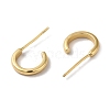 Rack Plating Brass Round Stud Earrings for Women EJEW-F313-02G-2