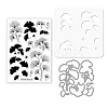 Globleland 1Pc Autumn Theme Carbon Steel Cutting Dies Stencils DIY-GL0003-78-8