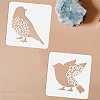 12Pcs 12 Styles PET Hollow Out Drawing Painting Stencils Sets DIY-WH0383-0062-3