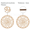 Laser Cut Wooden Wall Sculpture WOOD-WH0113-011-3