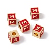Rack Plating Brass Enamel Beads KK-B060-04G-03M-3