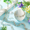 Electroplate Transparent Glass Beads Strands GLAA-TAC0028-009D-6