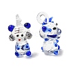12Pcs Handmade Lampwork Pendants LAMP-P078-02-2