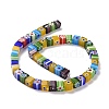 Handmade Millefiori Glass Bead Strands LAMP-J032-8mm-M-3