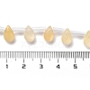 Natural Topaz Jade Beads Strands G-Q167-A22-02-4