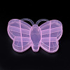 Butterfly Plastic Bead Storage Containers X-CON-Q023-14A-2