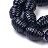 Natural Black Onyx Beads Strands G-G263-M3-07-1