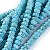 Natural Howlite Beads Strands TURQ-P027-53-01-1