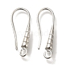 Brass Earring Hooks KK-H502-13S-1