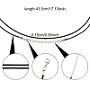 Waxed Cotton Cord Necklace Making MAK-YW0001-25A-3
