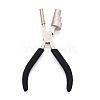 65# Steel Concave and Round Nose Pliers with Non-Slip Comfort Grip Handles TOOL-N008-03-1