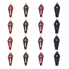 20Pcs 4 Colors Zinc Alloy Enamel Pendants ENAM-CJ0001-107-1