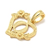 Heart Brass Pendants KK-I714-04G-O-2