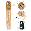 SUPERFINDINGS 2Pcs Fashionable Alloy Tassel Epaulettes FIND-FH0005-41KCG-3