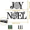 Iron Wall Art Decorations HJEW-WH0067-005-4