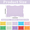 50Pcs 10 Colors DIY Paper Blank Greeting Cards AJEW-CP0010-26A-2