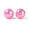 UV Plating Opaque Acrylic Beads SACR-Q005-01G-2