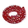 Electroplate Glass Beads Strands LS-EGLA-A044-P6mm-B15-3