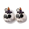 Halloween Theme Opaque Resin Pendants RESI-D075-01I-1