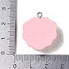 Opaque Resin Pendants RESI-S403-04F-3