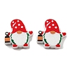 Santa Claus Christmas Food Grade Eco-Friendly Silicone Beads SIL-D001-01-1
