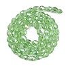 Transparent Electroplate Glass Beads Strands LS-EGLA-N013-T4mm-B13-2