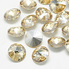 Pointed Back Glass Rhinestone Cabochons RGLA-T086-14mm-06-1