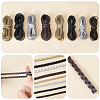 Flat PU Leather Braided Cord OCOR-WH0086-87B-04-5