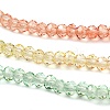 Transparent Painted Glass Beads Strands DGLA-A034-T2mm-A04-4