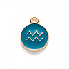 Alloy Enamel Pendants ENAM-S124-01A-05J-2