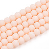 Opaque Glass Beads Strands GLAA-T032-P4mm-MD09-1