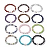 12Pcs 12 Styles Natural & Synthetic Gemstone Round Beaded Stretch Bracelets for Women Men BJEW-JB11367-3