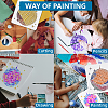 MAYJOYDIY US 1 Set PET Hollow Out Drawing Painting Stencils DIY-MA0005-34-6