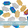 DICOSMETIC 18Pcs 3 Colors 201 Stainless Steel Pendants STAS-DC0013-46-3