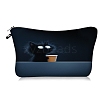 Polyester Cartoon Afternoon Tea Cat Printed Cosmetic Zipper Cluthch Bags PW-WG8E879-03-1