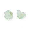 Frosted Glass Bead Cap FGLA-C001-01E-2