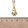 Ion Plating(IP) 304 Stainless Steel Pendant Necklace NJEW-K255-22G-5