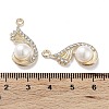 ABS Imitation Pearl Bead Pendants FIND-C042-02G-3