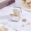 Mini PU Leather Ring Organizer Boxes CON-BBC0001-31B-3