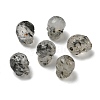 Natural Tourmalinated Quartz Beads G-K387-02F-1