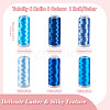6Rolls 6 Colors Velour Yarn AJEW-TA0002-70B-4
