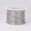 Tarnish Resistant 304 Stainless Steel Curb Chains CHS-E018-05P-2