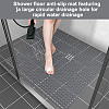 24Pcs Square PVC Plastic Anti-slip Mat for Shower Room AJEW-WA0001-88-5