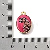 Printed Brass Pendants KK-CBAE379-02G-G-3
